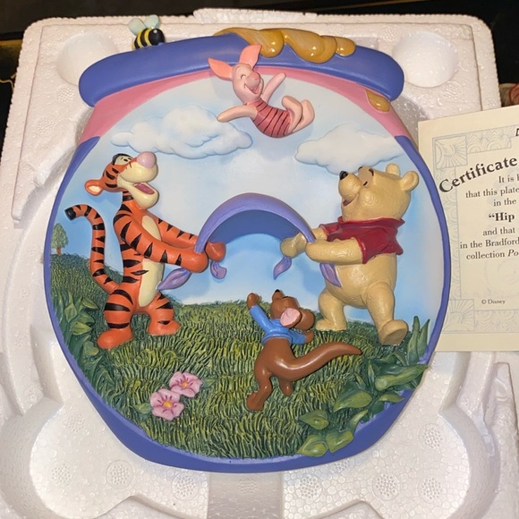 The Bradford Exchange Other - Discontinued 3D Winnie the Pooh collectors plate